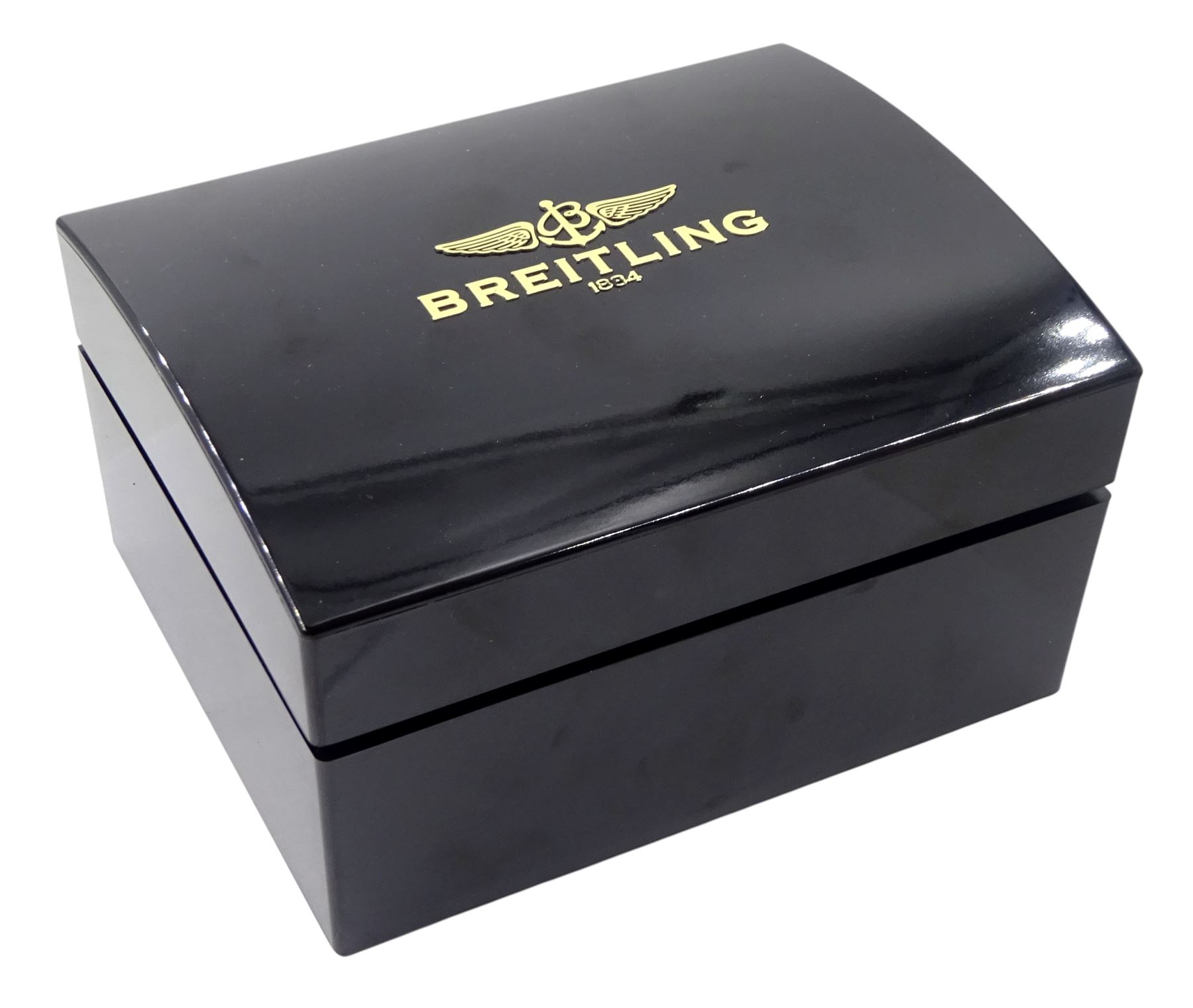 Breitling Superocean gentleman's automatic chronograph wristwatch, Ref. A133340, silvered dial with blue subsidiary seconds dials, on original stainless steel bracelet, with fold-over clasp, boxed with additional links and warranty card dated 2009