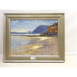  Matt Culmer (British Contemporary): 'Light Study on Water Sidmouth', oil on artist's board signed, titled verso 29cm x 39cm  DDS - Artist's resale rights may apply to this lot   