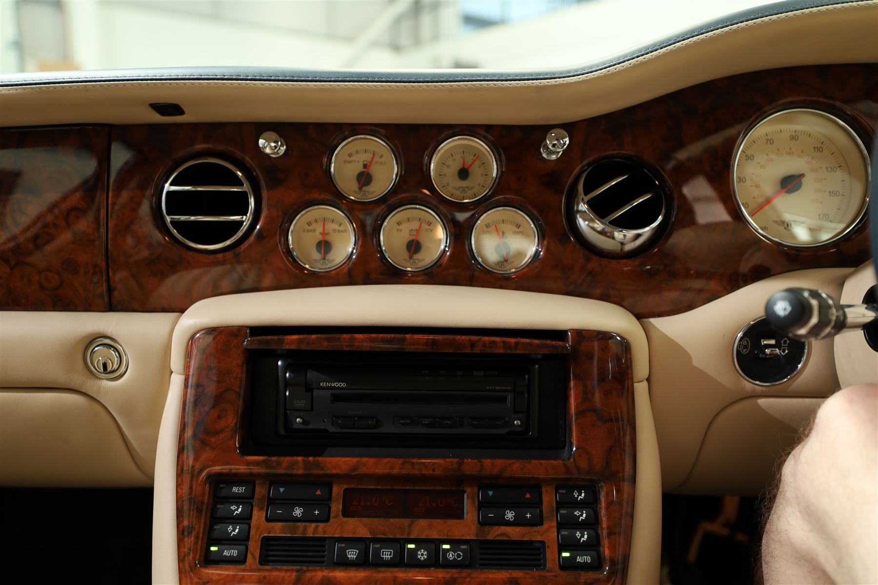 2001 Bentley Arnage Red Label Saloon

Registration: BU51 TGX
Engine: 6.75-litre turbocharged V8 petrol
Transmission: Automatic
Odometer reading: 39,942 miles
Colour: Black Sapphire metallic
Interior: Magnolia leather with burr walnut veneers
Previous owners: 3
V5C: Present
Service history: Good service records

An exceptional Bentley Arnage Red Label Saloon, finished in Black Sapphire metallic, a very dark blue, with a Magnolia leather interior, contrasting dark blue carpets and extensive burr walnut veneers. The car displays an odometer reading of approximately 39,942 miles.

The Arnage Red Label combined Bentley’s renowned 6.75-litre turbocharged V8 engine with automatic transmission, delivering effortless performance in a traditionally appointed luxury saloon. The model is distinguished by its imposing proportions, characteristic Bentley radiator grille and finely crafted interior.

Presented in excellent condition throughout, the bodywork and metallic paint finish appear particularly well preserved, complemented by clean brightwork and the correct Bentley alloy wheels. The engine bay is also notably well detailed.

The interior presents exceptionally well, retaining its Magnolia leather upholstery, polished burr walnut veneers, original factory instrumentation and switchgear. The leather displays only light creasing consistent with careful use.

The car has had three previous owners and is accompanied by good service records.

Features

• 6.75-litre turbocharged V8 petrol engine
• Automatic transmission
• Black Sapphire metallic paintwork
• Magnolia leather interior
• Contrasting dark blue carpets
• Burr walnut veneers
• Electrically adjustable front seats
• Air conditioning
• Factory instrumentation and switchgear
• Bentley alloy wheels
• Right-hand drive
• Odometer reading of approximately 39,942 miles
• Three previous owners
• Good service records
• V5C present

This vehicle forms part of the Estate of the Late John Sills and is offered for sale by the Executors, confirming a genuine reason for sale.