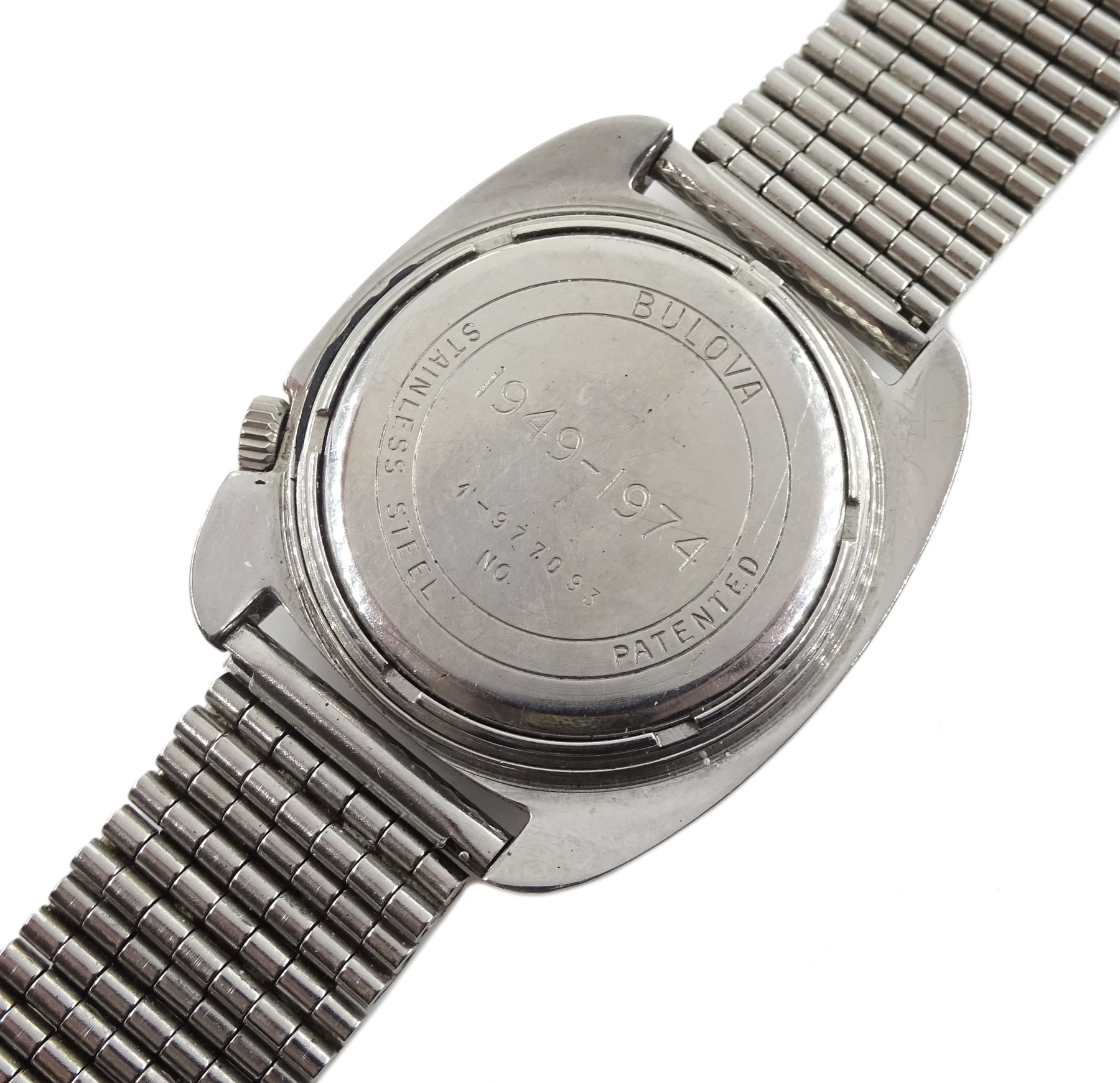 Bulova Accutron stainless steel gentleman's wristwatch