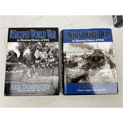 Trident Press: The Second World War - An Illustrated History of WWII. 2000. Ten volumes being a complete facsimile reprint of Hammerton's WW2 periodical 'The War Illustrated' from Vol 1 No 1 16th September 1939 to Vol 10 No 255 11th April 1947; all with dustjackets (10)