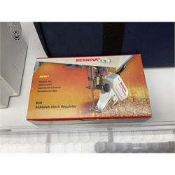 Bernina 'Artista' 630 computerised sewing machine with stitch regulator, carrying case, instruction booklet and accessories, in original box
