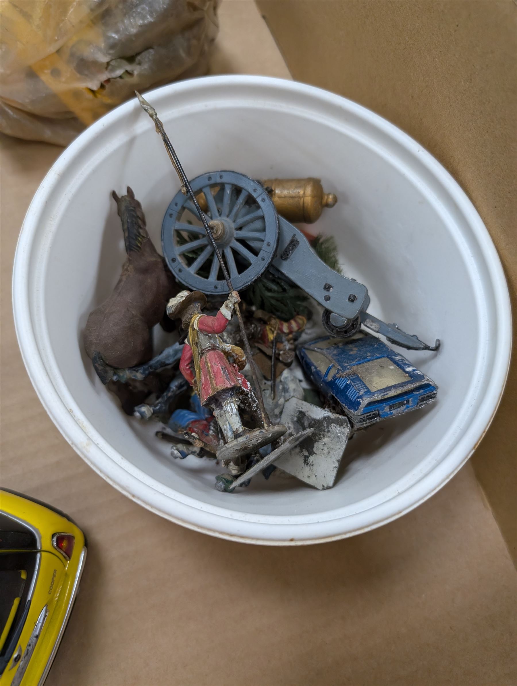 Britains toys lead figures, Meccano and other toys