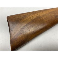 Early 20th century BSA Standard .177 Cal. Air Rifle (No.1), early A prefix number A67, with blued finish, top-loading, push-button underlever action, walnut semi-pistol grip stock with chequered BSA logo L101cm overall; with contemporary canvas case; NB: AGE RESTRICTIONS APPLY TO THE PURCHASE OF AIR WEAPONS.