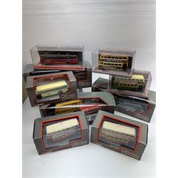 Nineteen limited edition Corgi The Original Omnibus 1:76 scale diecast models, including 45001 Dorset Delights, 45002 The Varsity Set and 97095 Lancashire Holiday Set, all boxed with certificates 