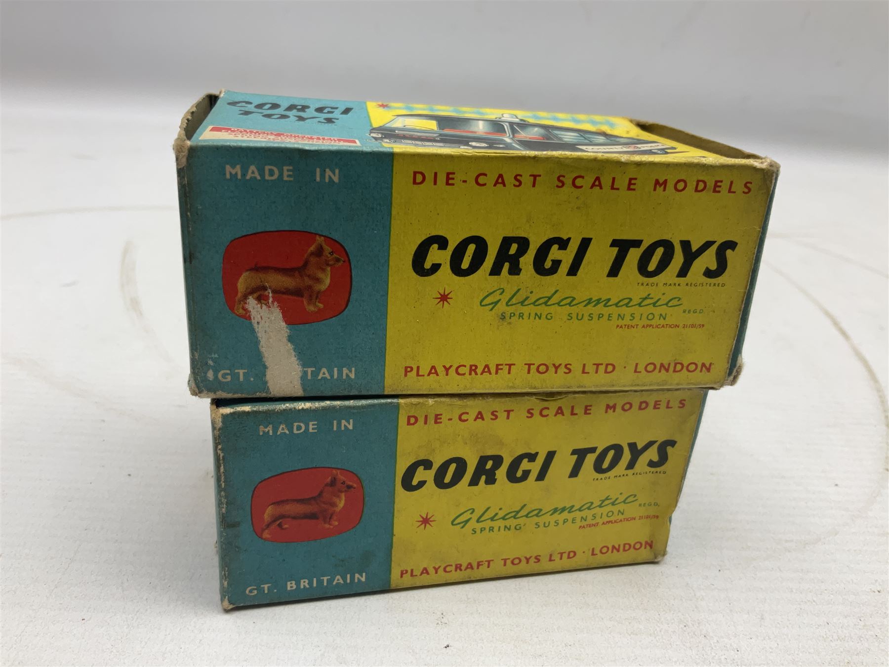 Corgi - Commer Police Van with flashing light No.464 and Chipperfield's Mobile Booking Office No.426; each in original box with paperwork (2)