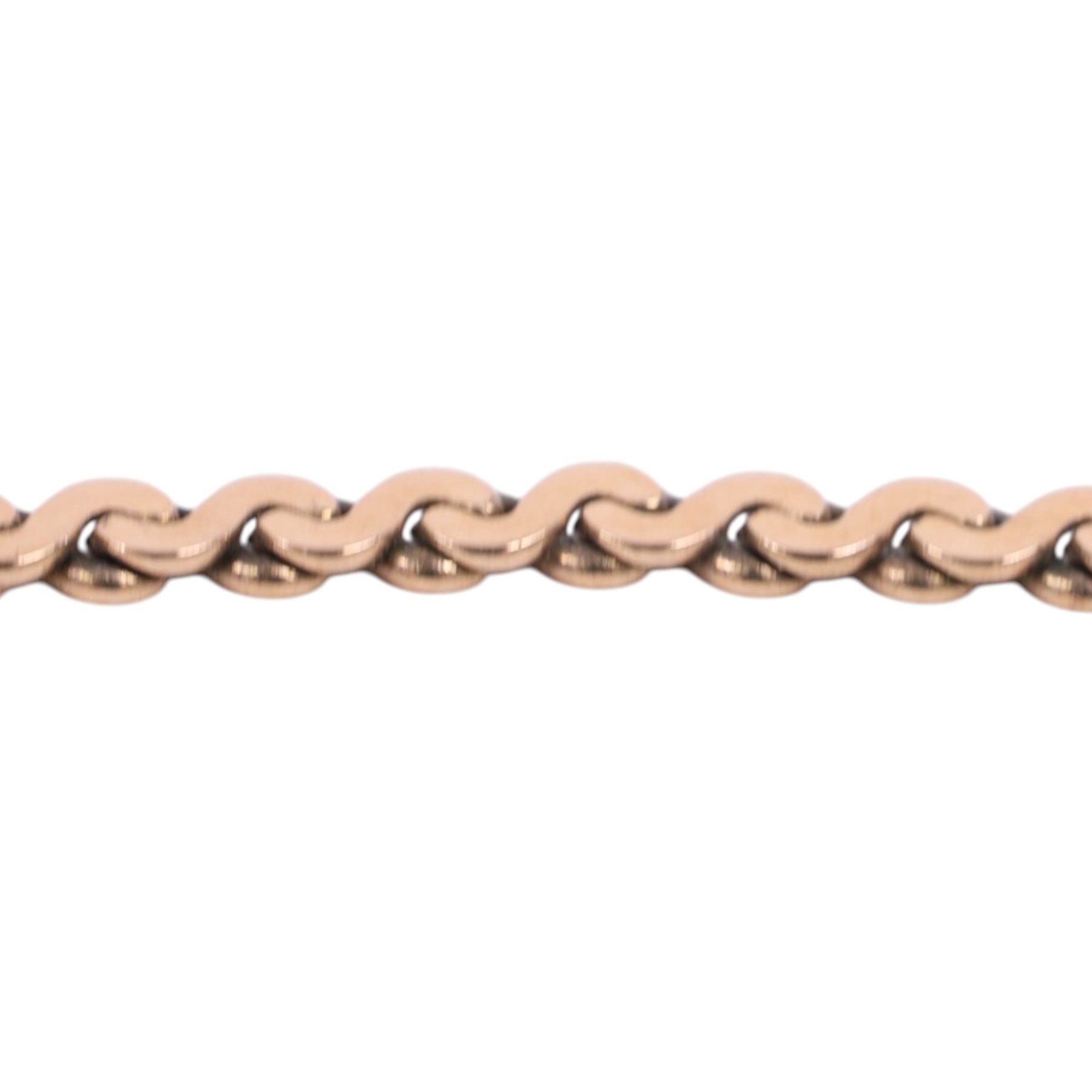 9ct gold chain links, hallmarked