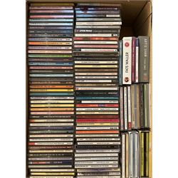 A large collection of mostly Jazz CD's including 'Light Music Classics', Jimmy Dorsey, Glenn Miller,  Duke Ellington and other music four boxes (400+)