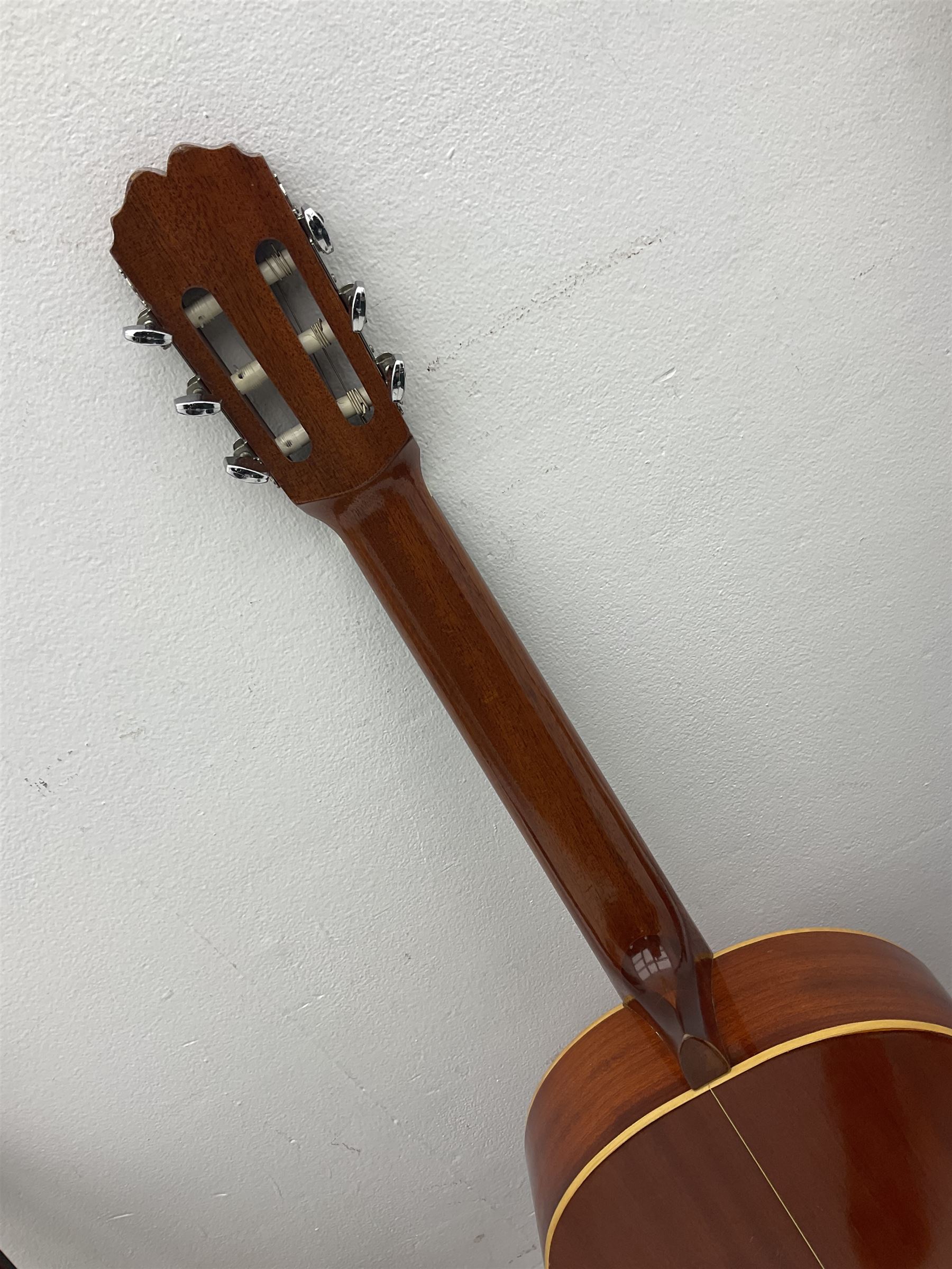 Saxon acoustic guitar Folk Model 812, serial no.43263 L102cm; Jose Ferrer El Primo small or child's size acoustic guitar, serial no.006980 L85cm; both in carrying soft cases; and Spanish Admira Concert Grande acoustic guitar (3)
