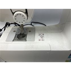 Brother LS14 sewing machine, with foot pedal and power cable, H30cm