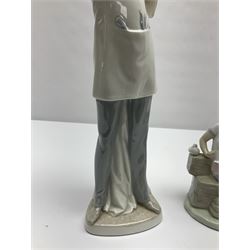Two Lladro figures, Sunday's child no 6024 and Dentist no 4762