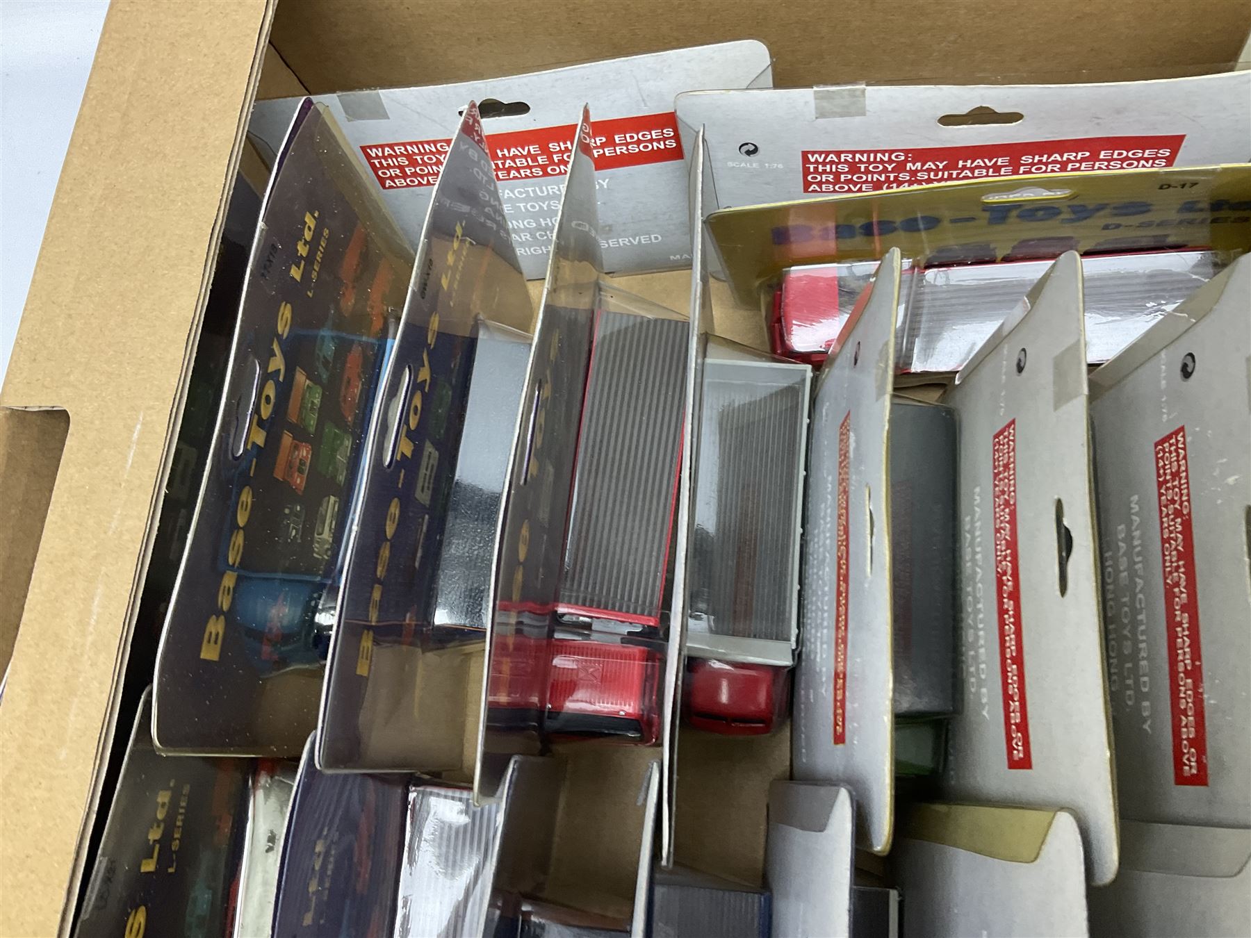 Collection of Base Toys 1:76 scale die-cast models comprising twenty-one D-Series and twenty L-Series, all in original packaging (41)
