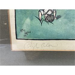 Cecil Aldin (British 1870-1935): Bluemarket Races, pair chromolithographs signed in pencil 37cm x 59cm (2)