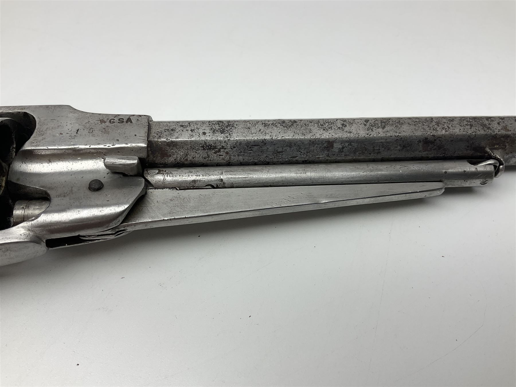 Remington Richmond Virginia .44 six-shot army revolver, the 20cm(8