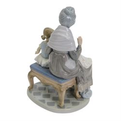Three Lladro figures, comprising Visit With Granny no 5305, Lolita no 5192 and Classic Dance 4847