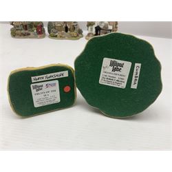 Twenty Lilliput Lanes, including The Right Note, Chatterbox Corner, Whistle Stop Gate, New Neighbours, Travellers Rest etc, all in original boxes