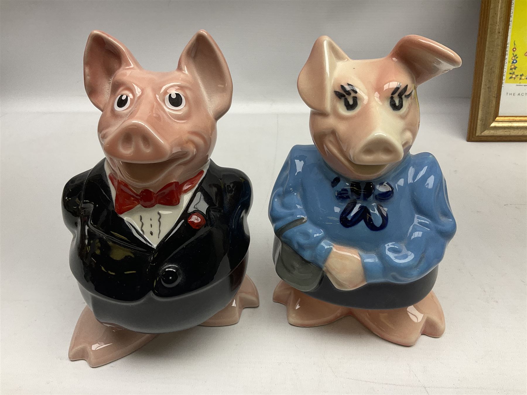 Full Set of Wade Natwest Pigs to include cousin Wesley, with an