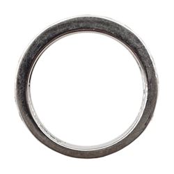 18ct white gold round brilliant cut diamond three quarter eternity channel set ring, hallmarked, total diamond weight 1.00 carat