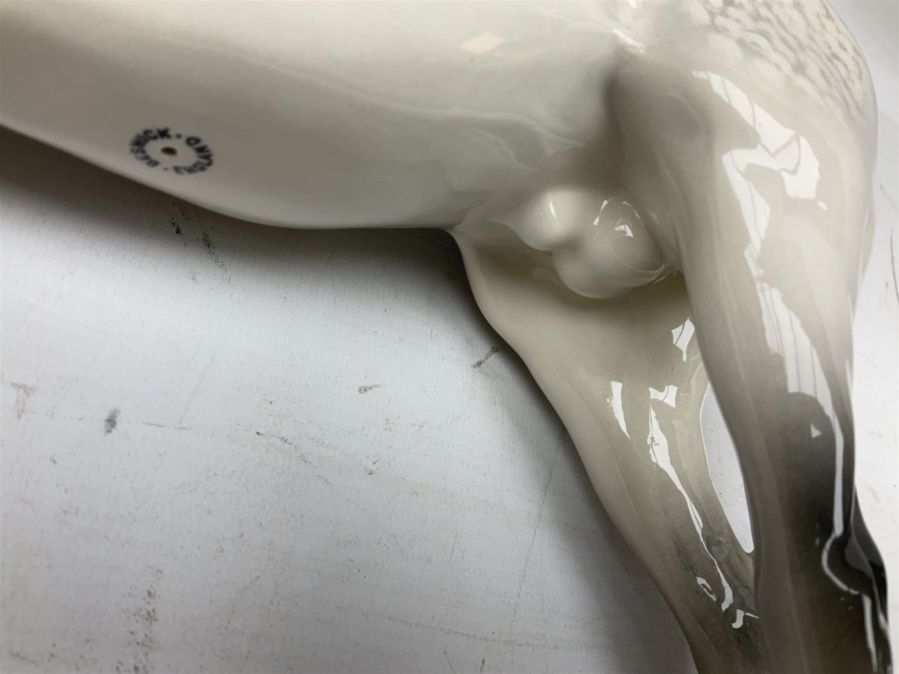 Beswick Large Hunter in grey no. 1734, printed mark beneath, H30cm