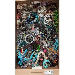 Large collection of costume jewellery, including bracelets, brooches, necklaces etc  