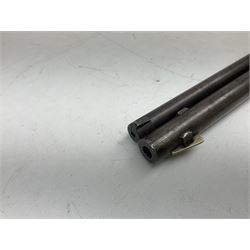 Marlin Firearms Co. USA 'Safety' .32 rim-fire rifle dated 1892, the 61cm barrel with magazine tube under, walnut stock with under lever cocking and crescent butt plate, serial no.153534, L103.5cm