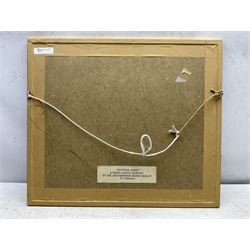 Frederick George Meekley (Carlisle 1896-1951): 'Scottish Scene' - Cattle in the Lane, watercolour signed 28cm x 35cm