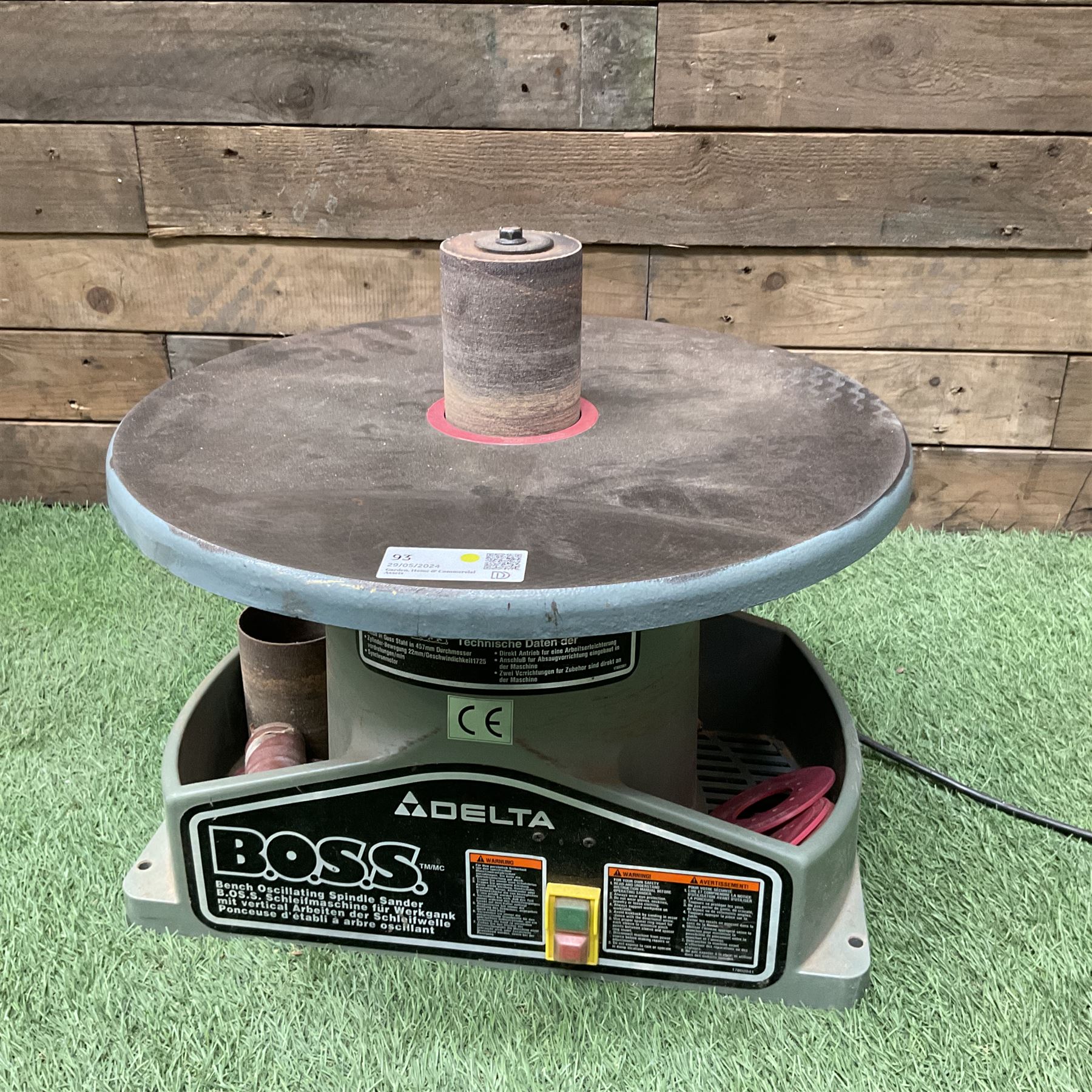Delta oscillating spindle sander sales