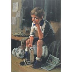 Barry Leighton-Jones (British 1932-2011): 'Agony of Defeat' and 'The Winner', two giclee prints signed and numbered 261/375 and 287/375, respectively, pub. Cunard Fine Arts 2003 with COAs verso, 55cm x 40cm and 54cm x 38cm (2)