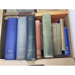 Large collection books, to include The Grapes of Wrath, John Steinbeck, Nine volumes Thomas Hardy, Pan, Knut Hamwsum etc, in five boxes   