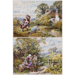 Attrib. William Frederick Caswell RBSA (British fl.1870-1914): The Bird's Nest and Pond Li...