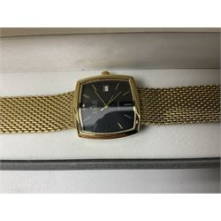 Credit Suisse 1g 999.9 fine gold ingot wristwatch, together with other watches and pocket watches etc