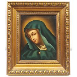 After Carlo Dolci (Italian 1616-1686): 'Mater Dolorosa' (Our Lady of Sorrows/Madonna), oil on canvas unsigned 26cm x 20cm