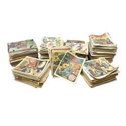 Very large quantity of 2000AD comics featuring Judge Dredd, Tornado, Star Lord etc; circa 1977 - 1989; including 13/12/86 Special Souvenir Issue; contained in five boxes with a small quantity of other comics and ephemera