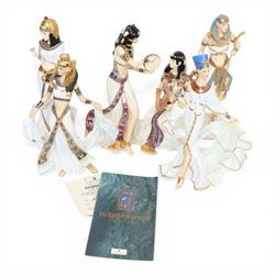 Royal Worcester Music of the Nile, together with Coalport Cleopatra, Wedgwood Tutankhamun ...