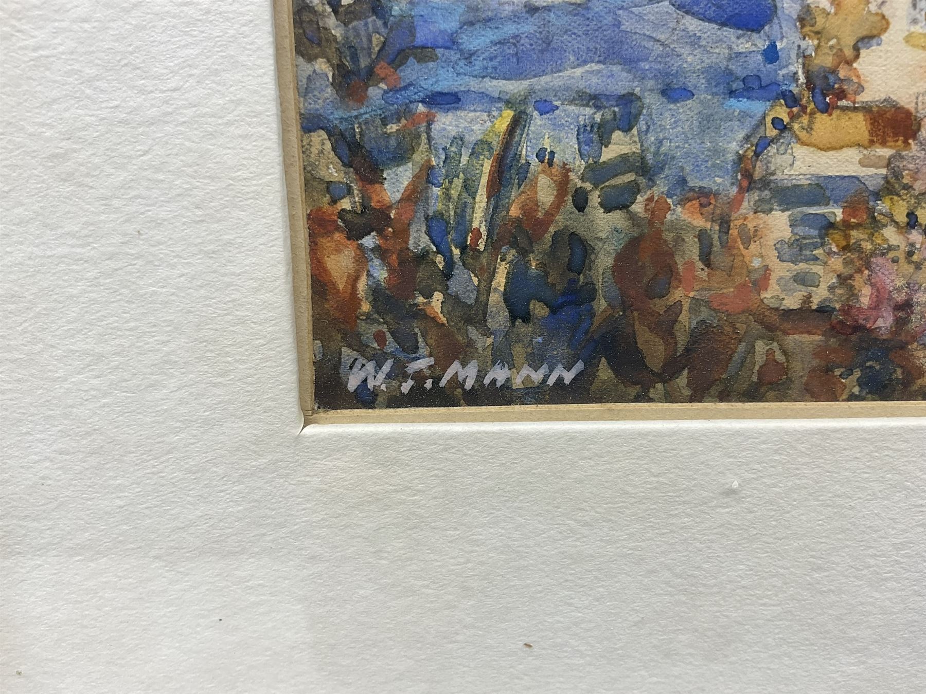 William J Mann (Scarborough early 20th century): 'The City Square Las Palmas' 'Gran Canaria' 'The Road to San Mateo' & 'Borganvillea Las Palmas' , set of four watercolours signed and one dated '32, 14cm x 22cm (4) 
Notes: Mann was a member of the Fylingdales Group of Artists and lived in Newby, Scarborough.