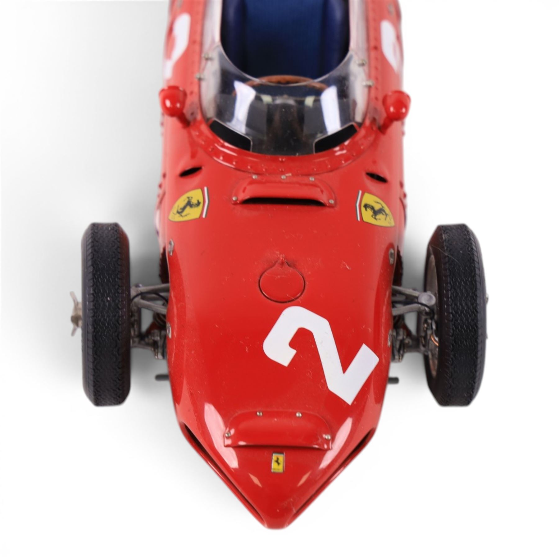 Limited edition CMC 1:18 scale diecast model car no.M068 Ferrari Dino 156 F1 'Sharknose' 1961 racing no. 2 in red, Italian GP Phil Hill, boxed