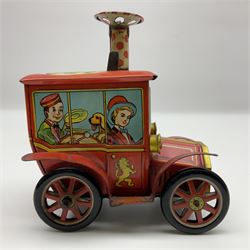 Clockwork circus tinplate car