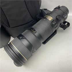 Nikon ED 'AF-S Nikkor 200-400mm 1:4G' lens, serial no 300970, with case
