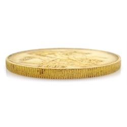 Queen Victoria 1887 gold five pound coin