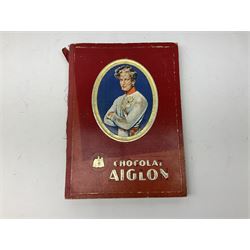 Magnus Laurie: The West Riding Territorials in the Great War. 1920: German Haus Neuerburg cigarette card album entitled Der Bunte Rock depicting 19th century military uniforms; French Chocolat Aiglon trade card album including some military costumes; and a cigarette card album, some of military interest (4)