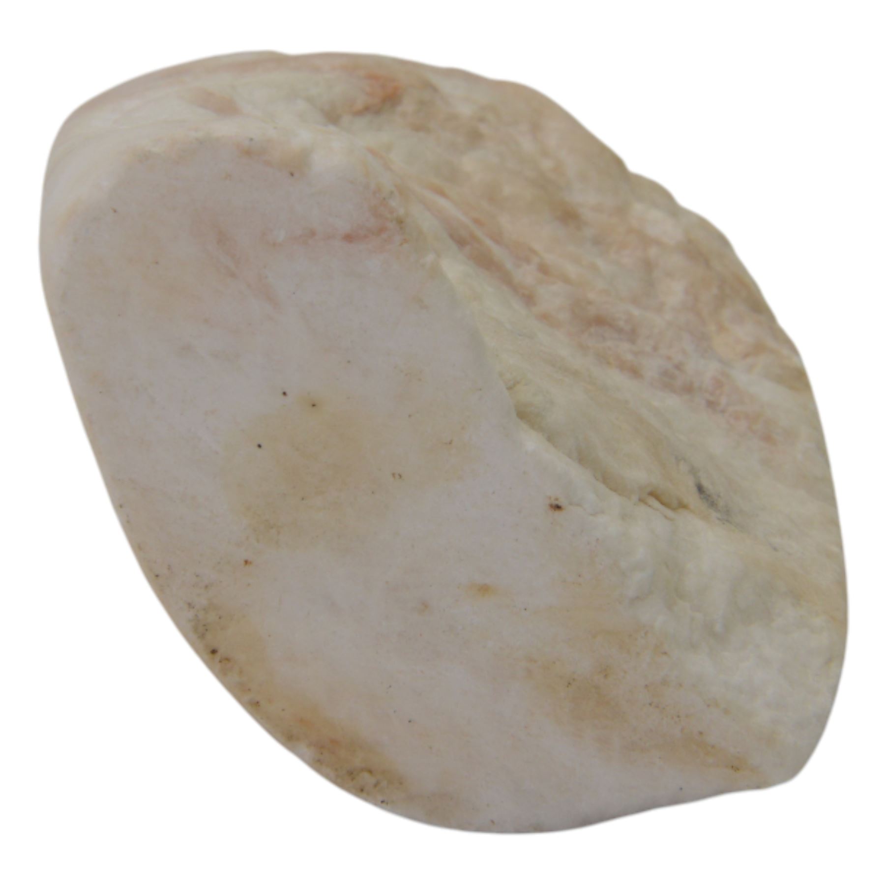 Darren Yeadon: marble Face, signed to top, H15cm