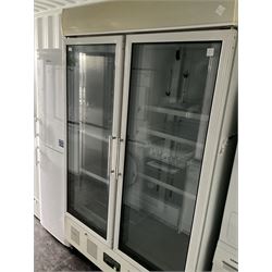 Polar Refrigeration CD984 double upright display refrigerator - THIS LOT IS TO BE COLLECTED BY APPOINTMENT FROM DUGGLEBY STORAGE, GREAT HILL, EASTFIELD, SCARBOROUGH, YO11 3TX