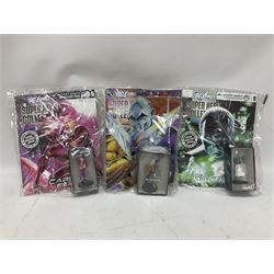Eaglemoss DC Comics Super Hero Collection - sixteen magazines with models each as issued in unopened plastic bags (16)