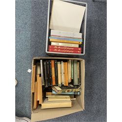 Quantity of books and ephemera to include Airfield Research Group, The Railway Observer, history books etc in ten boxes