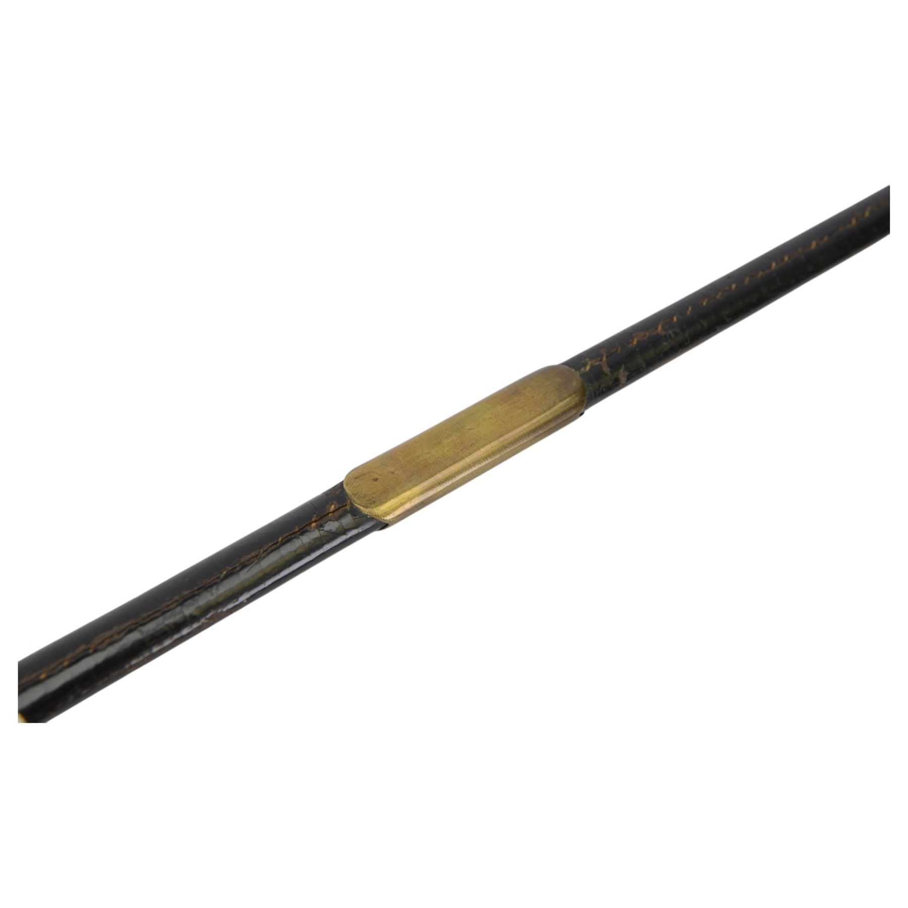 Victorian court sword, with etched blade signed 'Anderson St James's London', gilt brass hilt and black leather scabbard with gilt brass mounts