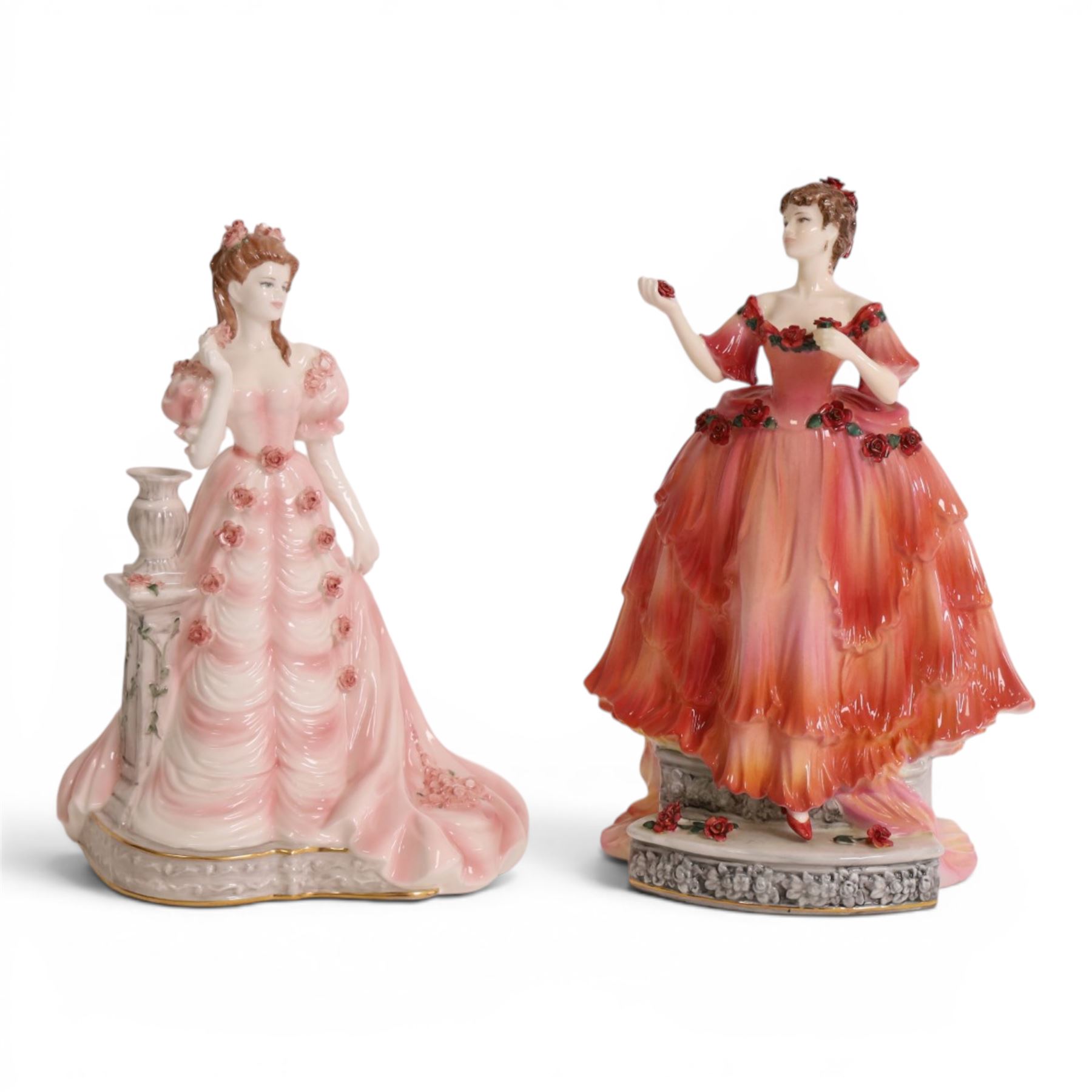Two Coalport figures from the English Rose Collection, 1993 Marlena 69/1000 and Pretty Jessica 590/1000, both with certificate and box   