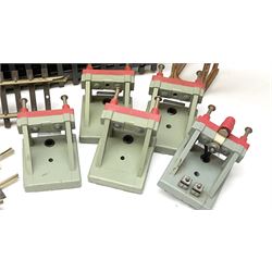 Hornby Dublo - two-rail 2022 'The Caledonian' Passenger Set LMR with Duchess Class 4-6-2 locomotive 'City of London' No.46245 with tender, two coaches and track, box base only, no lid; 4MT Standard 2-6-4 Tank locomotive No.80033 with two Talisman coaches and track in 2019 Goods Train Set box; four unboxed wagons, quantity of track, crane and buffer stops.