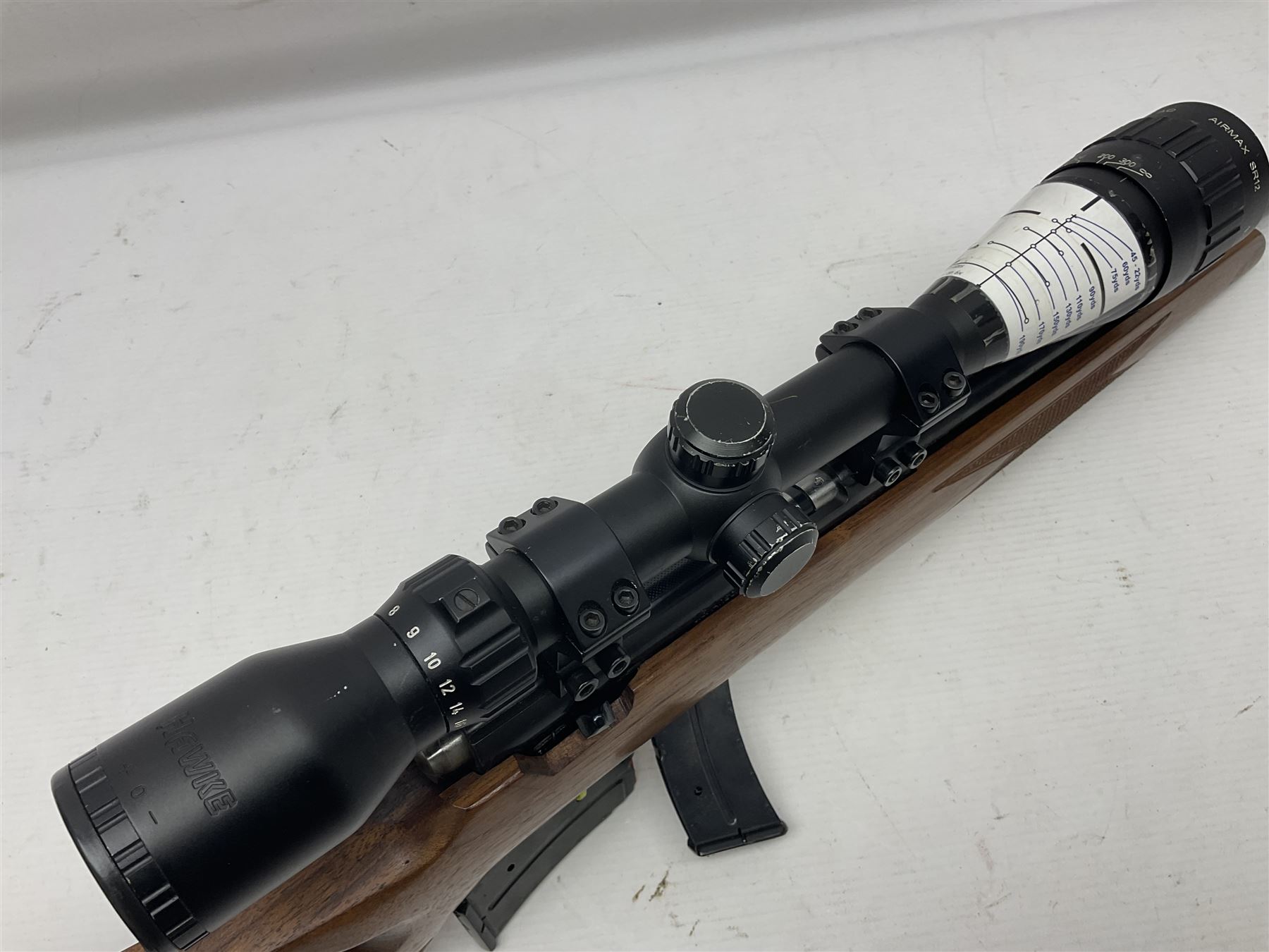 SECTION 1 FIREARMS CERTIFICATE REQUIRED - LEFT HANDED J.G. Anschutz .22 long round bolt action rifle, the 36cm (14