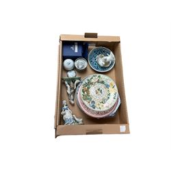 Royal Copenhagen bear no 1124, together with a collection of ceramics and other collectables, in five boxes  