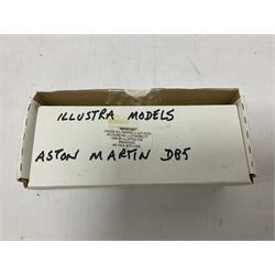 Illustra Models - 1:43 scale die-cast Aston Martin DB5 1066 Country Convertable, finished in metallic blue 